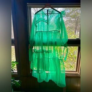 Kkco nine twenty seven dress in Lime, size XS